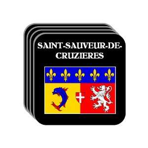  Rhone Alpes   SAINT SAUVEUR DE CRUZIERES Set of 4 Mini 