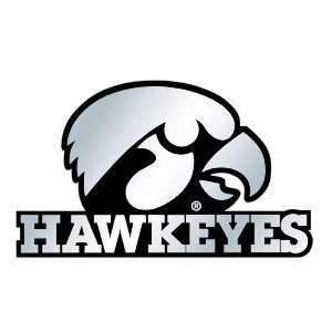  Iowa Hawkeyes Silver Auto Emblem *SALE*