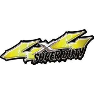   Yellow Super Duty Decals   2 h x 6 w   REFLECTIVE: Everything Else