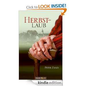 Herbstlaub (German Edition) Peter Zand  Kindle Store