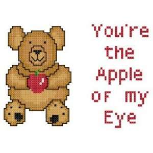   Cross Stitch Chart Kit   Youre the Apple of My Eye Everything Else