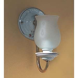   Collection Single Light Bathroom Fixture with Fros