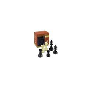  Sterling Triple Weighted Plastic Chess Set: Sports 