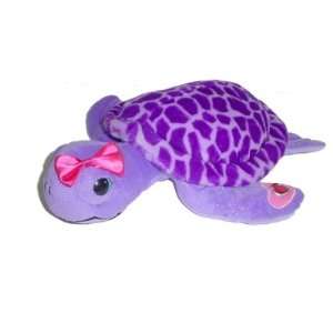  Plush Purple Turtle Stuffed Toy with Sparkles Toys 