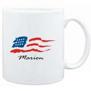    Mug White  Marion   US Flag  Usa Cities: Sports & Outdoors