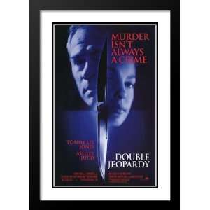  Double Jeopardy 20x26 Framed and Double Matted Movie 