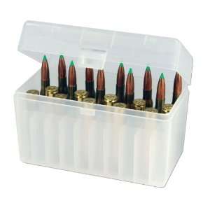   Berrys 50 Round Ammo Box, Clear Plastic Fits 30 06