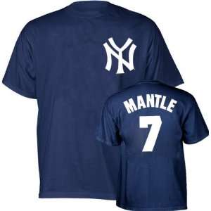 Mickey Mantle Majestic Cooperstown Throwback Player Name 