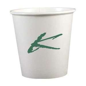 ET 4    4 oz. Compostable Paper Cups   EcoTainers Screen Printed 