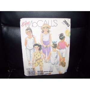  McCalls Pattern #3093 SIZE 6 Child Size: Everything Else