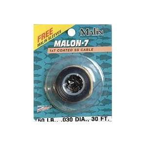  30FT NYLON COATED WIRE BLK 50#: Health & Personal Care
