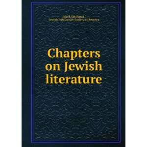    Jewish Publication Society of America Israel Abrahams  Books