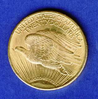 CHOICE UNCIRCULATED 1924 $20 ST GAUDENS GOLD COIN NO RESERVE  