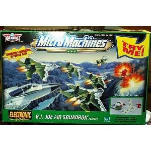   : GI Joe Air Squadron Electronic Micro Machines Playset: Toys & Games