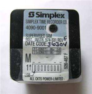 Simplex 4090 9001 Supervised IAM Fire Alarm Module  