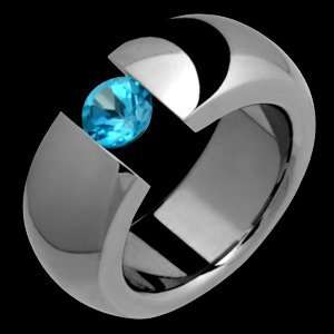  Drew   size 12.00 Blue Topaz Titanium Ring: Alain Raphael 