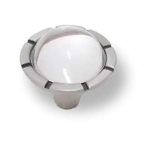   Gem With Lines Glass Knob 1 1/4 LQ PBF292Y CSP C: Home Improvement