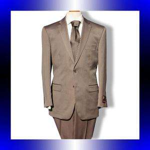 Nwt Fiorelli Brown Mens 2 Btn Suit US Sz 42 R 36 Suits 2PC Modern Slim 