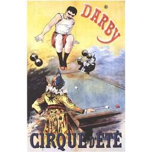  Darby Cirque Dete Poster by H. Gray (25.00 x 36.00): Home 