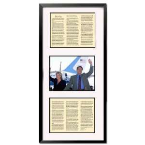  Al Gore Noble Peace Prize Lecture Custom Framed 