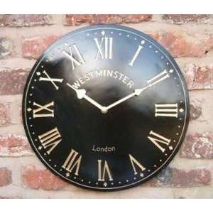 Westminster 38cm (15) Outdoor Garden Clock: Patio, Lawn 