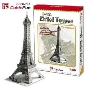  Eiffel Tower 3D Puzzle Paper Model: Toys & Games