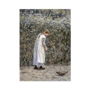  Helen Allingham   The Young Gardener Giclee