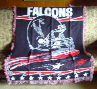 Atlanta Falcons NFL Triple Woven Jacquard Blanket Throw  