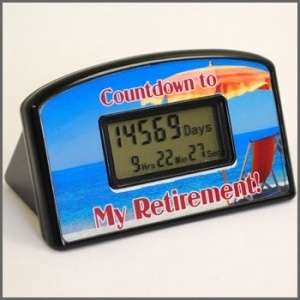 Retirement Countdown Clock Office Gifts Retirement Gift  