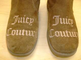 Juicy Couture Girls Boots Size 1 or 2  