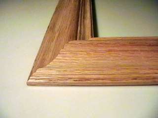 wide Oak Picture Frame Moulding solid wood molding custom lengths 