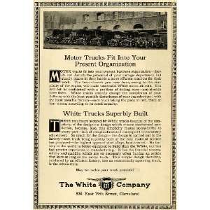  1911 Ad White Co. Trucks Motor Vehicle Cleveland OH 