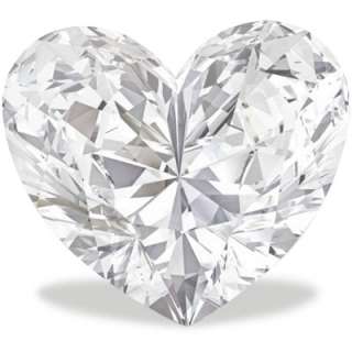   FANCY HEART SHAPE LOOSE DIAMOND 0.50 CARAT, K COLOR, I1 CLARITY  