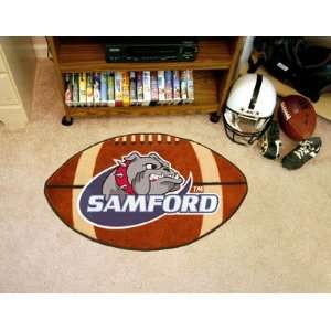  Fanmats 4663 Samford Football Sports Rug: Furniture 