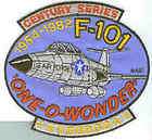 MCDONNELL F 101 VOODOO USAF AIR FORCE TFS FIS FIGHTER SQUADRON PATCH