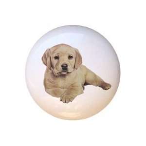  Yellow Lab Puppy Dog Dogs Drawer Pull Knob: Home 