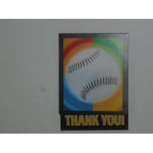  Real Time Sports   Baseball Its a Party Thank YOU Cards 