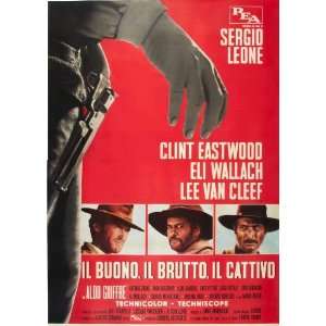 The Good, The Bad and The Ugly Poster Italian G 27x40Clint EastwoodEli 