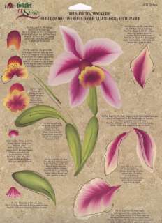 Orchids One Stroke RTG Guide #1022~Donna Dewberry  