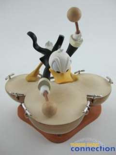 Disney WDCC Donalds Drum Beat DONALD DUCK Symphony Hour Statue Figure 