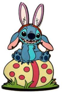 DISNEY AUCTION EASTER STITCH SITTING ON EGG LE 1000 PIN  
