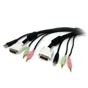    10 Ft 4 In 1 USB DVI Audio & Mic USB Mouse Keyboard Electronics