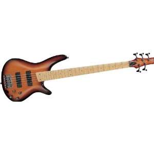  Ibanez Sr375mbbt 5 String Electric Bass Guitar Brown Burst 