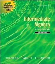 Intermediate Algebra with Applications, Multimedia Edition 