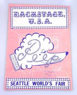Vintage RARE Seattle Worlds Fair 1962 Burlesque Backstage USA Peep 