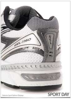 BN ASICS GEL 1160 (4E) Running Shoes White / Black / Storm #G20  