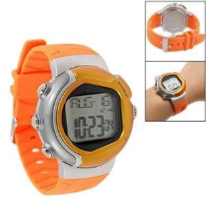   Soft Plastic Band Alarm Stopwatch LCD Sports Watch: Sports & Outdoors