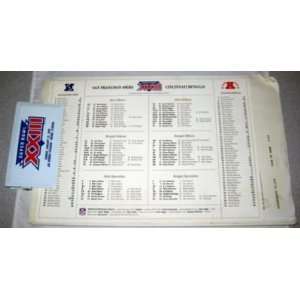  Super Bowl Xxiii Press Clipboard, Flip Chart & Summary 