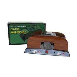  1 2 Deck Deluxe Wooden Card Shuffler: Sports & Outdoors
