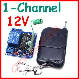 1Ch 12V Controller Wireless Remote Control Switch Board  